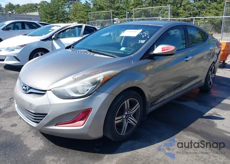 2014 Hyundai Elantra Se from USA, damaged, VIN 5NPDH4AE8EH530934